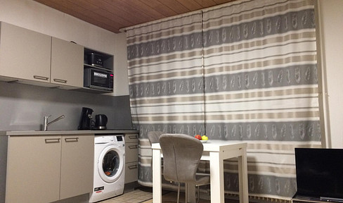 Stylish, fully furnished 2-room apartment near Dortmund's Stadtwäldchen with free parking