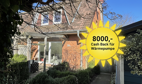 Well-maintained semi-detached house near Hamburg – with cashback available when you purchase a heat pump!