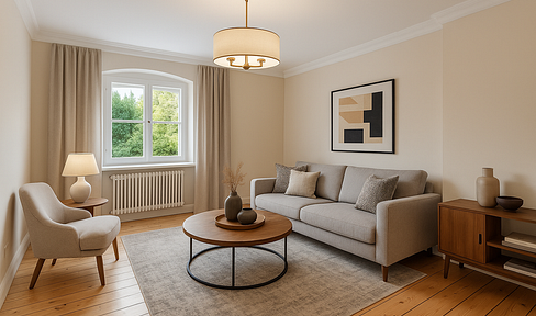 Commission-free & renovated | 2-room apartment in the African Quarter
