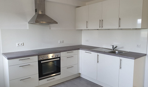 Refurbished modern 2-room apartment with fitted kitchen