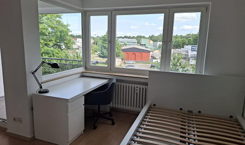 Schöne möbelierte 1-Zimmerwohnung mit Balkon