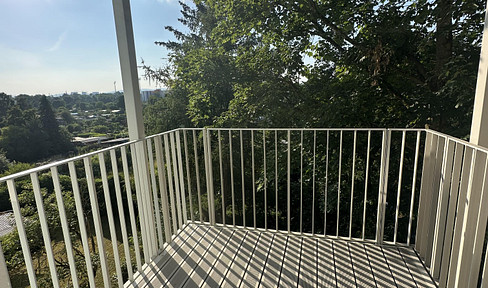 Dream balcony/view, light-flooded renov. old building, 320cm ceiling height, 50m to shopping
