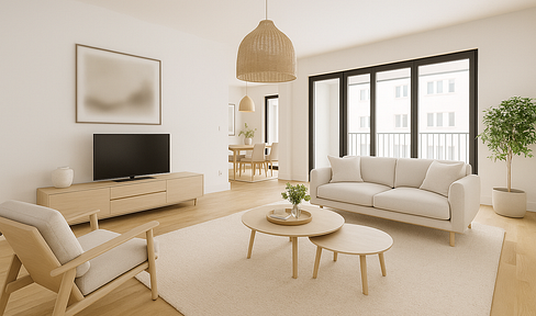 Exclusive 4-room apartment in first occupancy with balcony and loggia - September 2025 / H9-25