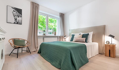Freshly renovated 2-2.5-room apartment with large eat-in kitchen and south-facing balcony in BS-Stöckheim