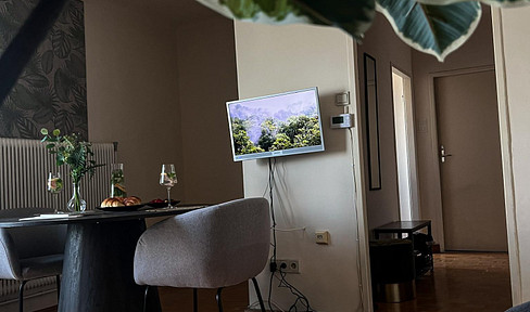 Sound insulated, urban Oasis with Skyline Views & 12m² Private Terrace, perfect for music and sports
