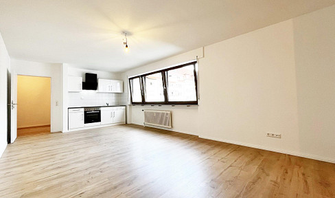 Renovated & central with a view of the countryside - perfect for singles/commuters - daylight bathroom, fitted kitchen, garage