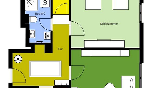 charmante und lichtdurchflutete Dachgeschosswohnung