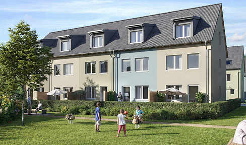 Erstbezug: Modernes Reihenhaus mit 5 Zimmern und sonniger Terrasse südlich von Berlin