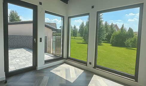 *Newly built 3-room apartment with conservatory in a quiet and green location in Spremberg