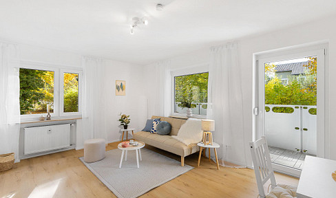 Freshly modernized! Bright 3-room apartment with balcony in Rahlstedt