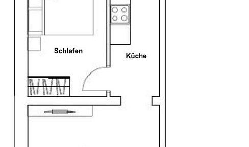 High-yielding 2-room apartment - 7% rental yield in a central Duisburg location