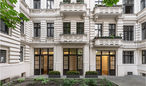 Loft-Teil-/Gewerbeeinheit im berühmten Riehmers Hofgarten mit zwei Terrassen
