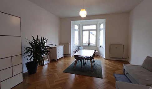 High-End Furnished 4-Room Apartment with Historic Charm - Representative Living in Magdeburg