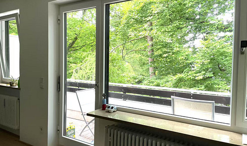 Tasteful furnished 1-room apartment with luxurious interior for rent in Solln