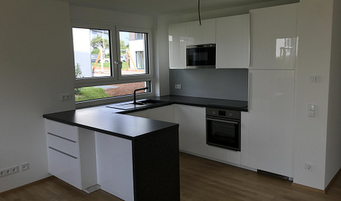 Prov. vacant: 2 room apartment in new building Bismarckstraße - center Nürtingen