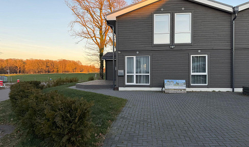 New half of a semi-detached house in Basdahl ready for occupancy