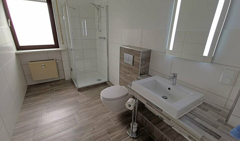 exclusive, super beautiful, spacious, 2020 renovated 2.5 room raised first floor apartment in the countryside (3.5 room possible)