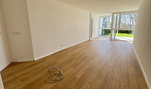 Modern 2-room apartment with a wide view in the heart of Waldkirchen – flooded with natural light and designed for accessibility.