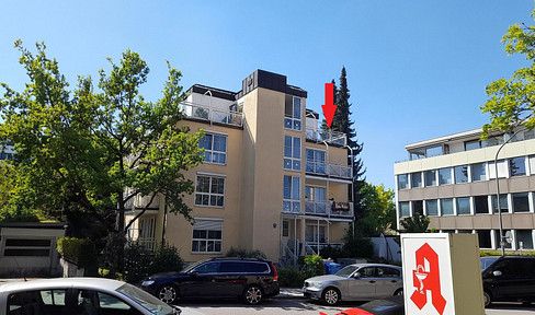 from 1.8.: compact penthouse apartment with great EBK incl. underground parking in ideal location