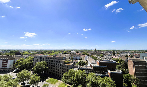 Furnished 2-room apartment on the 10th floor with a dream view - Uni-Center Cologne