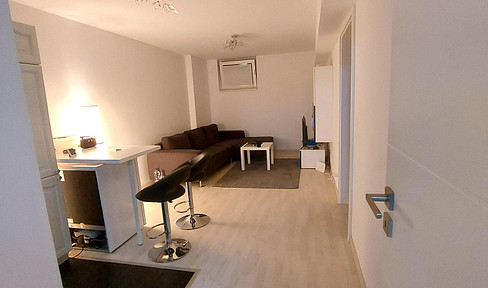 Neuwertige 2-Zi.-Einliegerwohnung/ Fußbodenheizung, Einbauküche in Kelsterbach–Neubaugebiet Provfrei