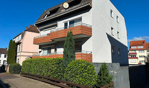 Renovated with balcony, kitchen & parking space in a quiet location