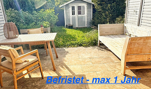 Befristete möblierte Garten-Maisonette mit Smarthome & Homeoffice | Hamburg Nord Pauschalmiete
