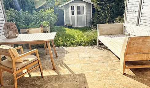 Möblierte Garten-Maisonette mit Smarthome & Homeoffice | Hamburg Nord Pauschalmiete