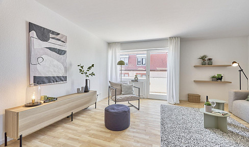 Sanierte 2-Zimmer-Wohnung mit Balkon & optionalen Tiefgaragenstellplätzen in Feudenheim