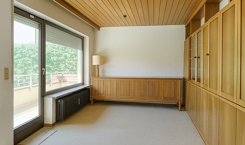 Bright 4.5-room apartment with balcony & shared use of garden - commission-free