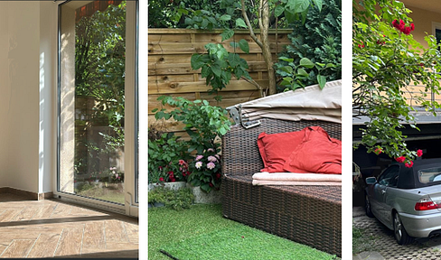 Homecoming - Terrace apartment + double garage, without estate agent!