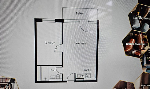 High-quality 2 room apartment with balcony Charlottenburg-Wilmersdorf