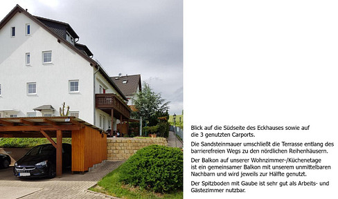 Reiheneckhaus im Grünen – ruhige und sonnige Lage
