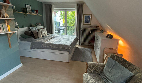 Quiet 2-room maisonette apartment with a view of the countryside