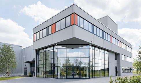 Modern offices with commercial hall for rent