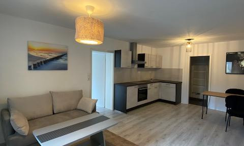 Studio apartment, furnished, including fitted kitchen