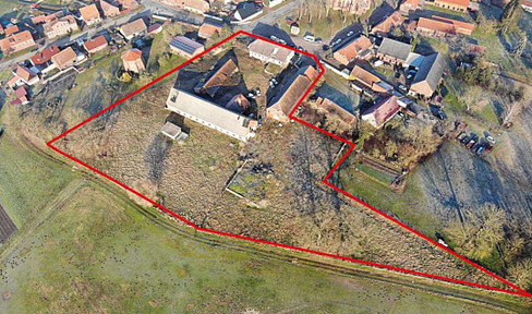 Large house with barns and large property near Bad Wilsnack