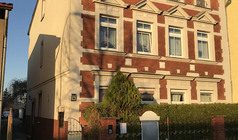 stylish apartment building and outbuilding