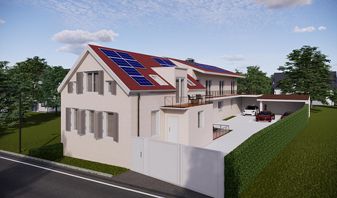 Core-renovated 3-room apartment in KfW 70EE new-build standard with own PV system & e-car charging station