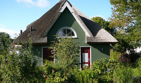 Thatched roof house Rügen Putgarten Cape Arkona