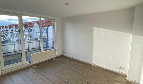 Helle 3-Raum-Wohnung mit Balkon in Halberstadt nahe Bahnhof