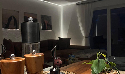 Modern semi-detached house with the highest energy standard according to KfW 40 Plus standard