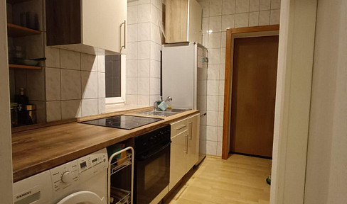 Mit Küche und Waschmaschine! 1,5-Raum-Wohnung 50 m2