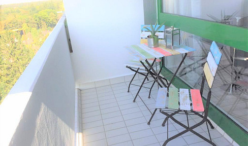 Nice modern single apartment with south-facing balcony near U3