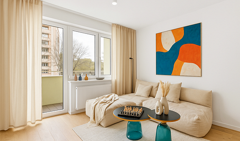 Erstbezug/Provisionsfrei: 2-Zimmer in Laim vom Architekten saniert