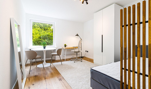 Renovated 1-room apartment with high-quality furnishings - ideal for singles and students