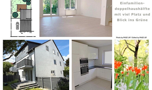 Detached house Semi-detached house with garden