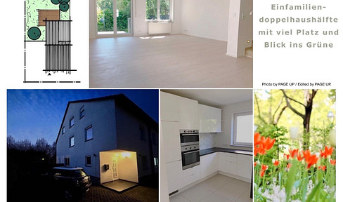Großzügige moderne Doppelhaushälfte mit Garten und durchdachten Raumkonzept