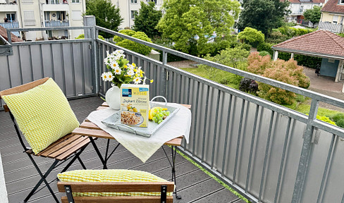 Modernized 3-room apartment with panoramic view - quiet location in Weil-Haltingen