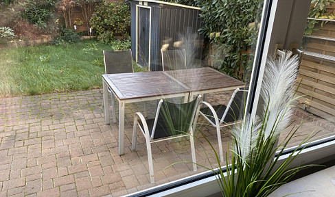 vollständig möblierte Erdgeschoss, Garten, Neuss Allerheiligen, 2Zi KüDB